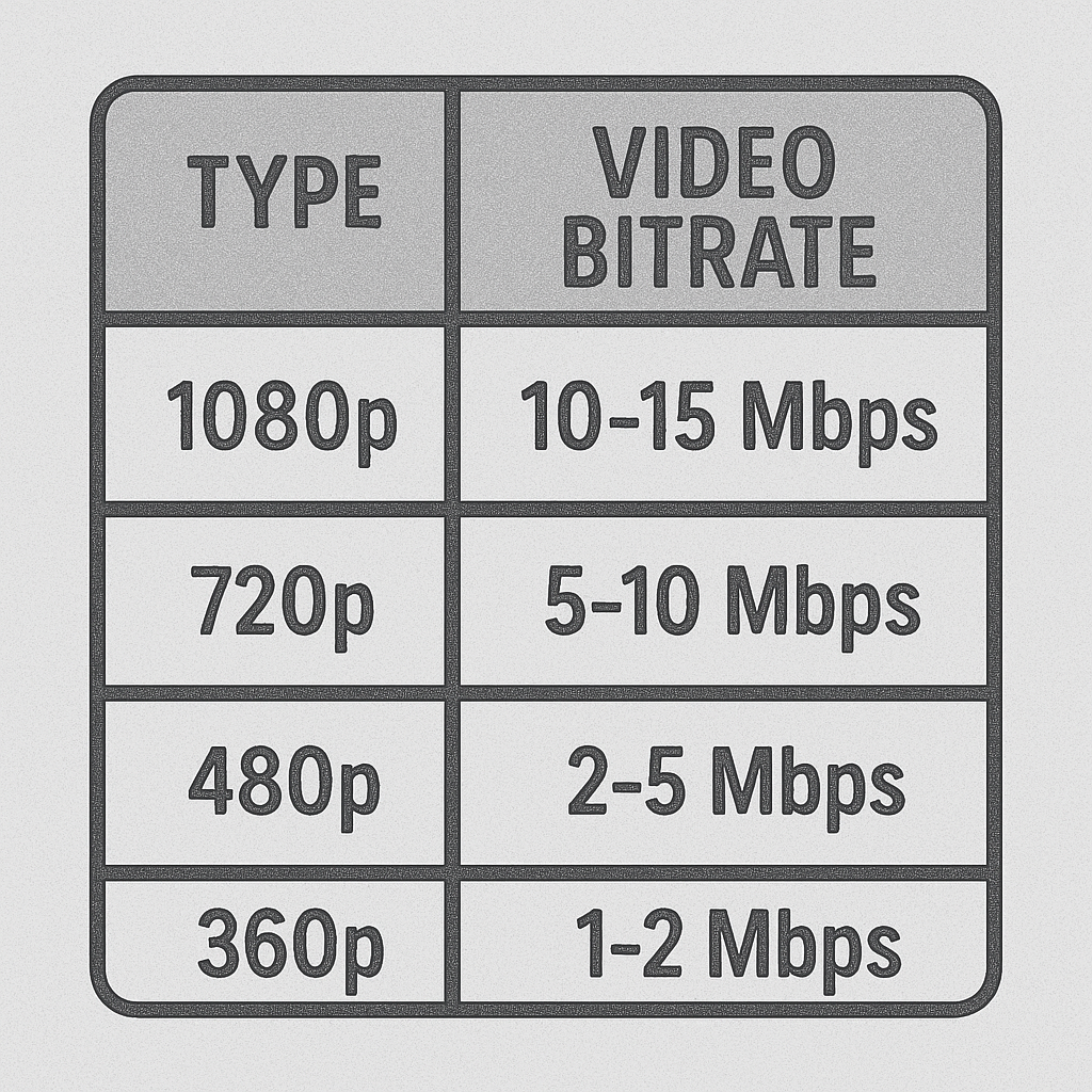 Bitrate v kamerách pro snímání divočiny